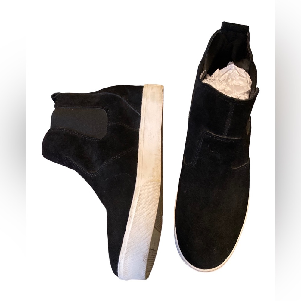 Jslide Black Suede Sneakers